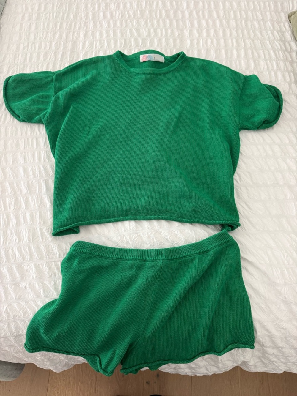 Free People Beach Green Matching Set